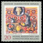 Briefmarke zu Deutsche Demokratische Republik (DDR) Staatliche Kunstsammlungen Dresden: Werke russischer und sowjetischer Maler 20 Pfg mehrfarbig