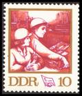 Briefmarke zu Deutsche Demokratische Republik (DDR) Kongreß des Freien Deutschen Gewerkschaftsbundes 10 Pfg mehrfarbig