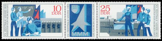 Briefmarke zu Deutsche Demokratische Republik (DDR) XV. Zentrale Messe der Meister von Morgen Diverse Pfg mehrfarbig