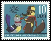Briefmarke zu Deutsche Demokratische Republik (DDR) Figuren des Kinderfernsehens der DDR 10 Pfg mehrfarbig