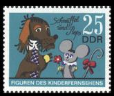 Briefmarke zu Deutsche Demokratische Republik (DDR) Figuren des Kinderfernsehens der DDR 25 Pfg mehrfarbig