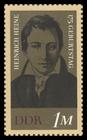 Briefmarke zu Deutsche Demokratische Republik (DDR) 175. Geburtstag von Heinrich Heine 1 M mehrfarbig