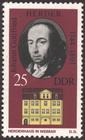 Briefmarke zu Deutsche Demokratische Republik (DDR) Historische Gedenkstätten in Weimar 25 Pfg mehrfarbig