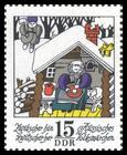 Briefmarke zu Deutsche Demokratische Republik (DDR) Das Märchen: Zwitscher hin, zwitscher her 15 Pfg mehrfarbig