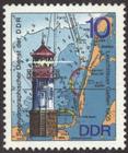 Briefmarke zu Deutsche Demokratische Republik (DDR) Leuchttürme 10 Pfg mehrfarbig
