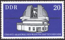 Briefmarke zu Deutsche Demokratische Republik (DDR) 275 Jahre Akademie der Wissenschaften in Berlin 20 Pfg mehrfarbig