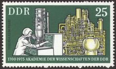 Briefmarke zu Deutsche Demokratische Republik (DDR) 275 Jahre Akademie der Wissenschaften in Berlin 25 Pfg mehrfarbig