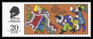 Briefmarke zu Deutsche Demokratische Republik (DDR) Das Märchen: Des Kaisers neue Kleider 20 Pfg mehrfarbig