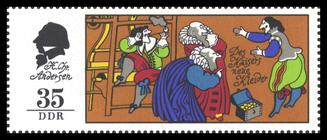 Briefmarke zu Deutsche Demokratische Republik (DDR) Das Märchen: Des Kaisers neue Kleider 35 Pfg mehrfarbig