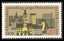 Bild von Briefmarkenausstellung Junger Philatelisten der DDR in Gera
