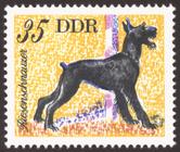 Briefmarke zu Deutsche Demokratische Republik (DDR) Hunde 35 Pfg mehrfarbig