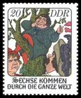 Briefmarke zu Deutsche Demokratische Republik (DDR) Das Märchen: Sechse kommen durch die ganze Welt 20 Pfg mehrfarbig