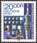 Briefmarke zu Deutsche Demokratische Republik (DDR) Weltfernmeldetag 20 Pfg mehrfarbig
