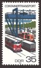 Briefmarke zu Deutsche Demokratische Republik (DDR) Containertransport 35 Pfg mehrfarbig