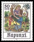 Briefmarke zu Deutsche Demokratische Republik (DDR) Das Märchen: Rapunzel 50 Pfg mehrfarbig