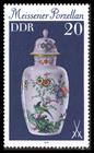 Briefmarke zu Deutsche Demokratische Republik (DDR) Meißner Porzellan 20 Pfg mehrfarbig