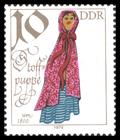 Briefmarke zu Deutsche Demokratische Republik (DDR) Historische Puppen 10 Pfg mehrfarbig