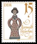 Briefmarke zu Deutsche Demokratische Republik (DDR) Historische Puppen 15 Pfg mehrfarbig