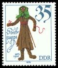 Briefmarke zu Deutsche Demokratische Republik (DDR) Historische Puppen 35 Pfg mehrfarbig