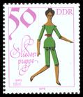 Briefmarke zu Deutsche Demokratische Republik (DDR) Historische Puppen 50 Pfg mehrfarbig