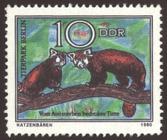 Briefmarke zu Deutsche Demokratische Republik (DDR) Vom Aussterben bedrohte Tiere 10 Pfg mehrfarbig