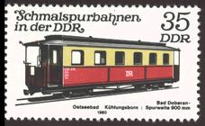 Briefmarke zu Deutsche Demokratische Republik (DDR) Schmalspurbahnen 35 Pfg mehrfarbig