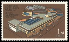 Briefmarke zu Deutsche Demokratische Republik (DDR) Sport- und Erholungszentrum Berlin 1 M mehrfarbig