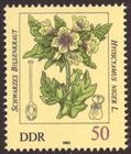 Briefmarke zu Deutsche Demokratische Republik (DDR) Giftpflanzen 50 Pfg mehrfarbig
