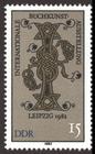 Briefmarke zu Deutsche Demokratische Republik (DDR) Internationale Buchkunstausstellung 15 Pfg mehrfarbig