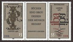 Briefmarke zu Deutsche Demokratische Republik (DDR) Internationale Buchkunstausstellung Diverse Pfg mehrfarbig