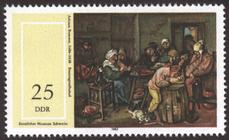 Briefmarke zu Deutsche Demokratische Republik (DDR) Staatliches Museum Schwerin 25 Pfg mehrfarbig
