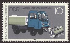 Briefmarke zu Deutsche Demokratische Republik (DDR) Industrieverband Fahrzeugbau 10 Pfg mehrfarbig