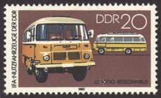 Briefmarke zu Deutsche Demokratische Republik (DDR) Industrieverband Fahrzeugbau 20 Pfg mehrfarbig
