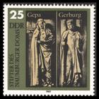 Briefmarke zu Deutsche Demokratische Republik (DDR) Stifter des Naumburger Doms 25 Pfg mehrfarbig