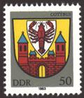 Briefmarke zu Deutsche Demokratische Republik (DDR) Stadtwappen 50 Pfg mehrfarbig