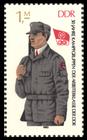 Briefmarke zu Deutsche Demokratische Republik (DDR) 30 Jahre Kampfgruppen der Arbeiterklasse 1 M mehrfarbig