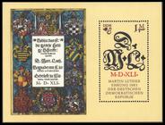 Briefmarke zu Deutsche Demokratische Republik (DDR) 500. Geburtstag von Marin Luther 1 M mehrfarbig