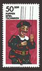 Briefmarke zu Deutsche Demokratische Republik (DDR) Theaterpuppen 50 Pfg mehrfarbig