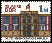 Briefmarke zu Deutsche Demokratische Republik (DDR) 35 Jahre Deutsche Demokratisch Republik 1 M mehrfarbig