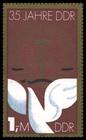 Briefmarke zu Deutsche Demokratische Republik (DDR) 35 Jahre Deutsche Demokratisch Republik 1 M mehrfarbig