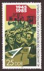 Briefmarke zu Deutsche Demokratische Republik (DDR) 40. Jahrestag der Befreiung vom Faschismus 25 Pfg mehrfarbig