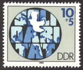 Briefmarke zu Deutsche Demokratische Republik (DDR) Internationale Solidarität 10+5 Pfg mehrfarbig