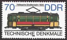 Briefmarke zu Deutsche Demokratische Republik (DDR) Technische Denkmale 70 Pfg mehrfarbig