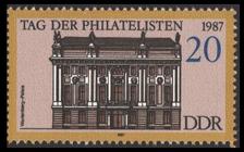 Briefmarke zu Deutsche Demokratische Republik (DDR) Tag der Philatelisten 20 Pfg mehrfarbig