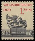 Briefmarke zu Deutsche Demokratische Republik (DDR) 750 Jahre Berlin 1.35 M mehrfarbig