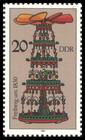 Briefmarke zu Deutsche Demokratische Republik (DDR) Weihnachtspyramiden aus dem Erzgebirge 20 Pfg mehrfarbig