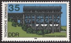 Briefmarke zu Deutsche Demokratische Republik (DDR) Technische Denkmale 35 Pfg mehrfarbig