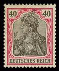Bild von Freimarken: Germania Inschrift " Deutsches Reich"
