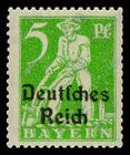 Bild von Freimarken: Teil- bzw. Neuauflagen von Bayern
