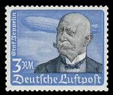 Bild von Flugpostmarken: Steinadler, Otto von  Lilienthal und Graf von Zeppelin